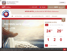 Tablet Screenshot of inter-hotel.com